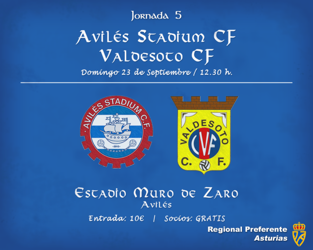 Horario Avilés Stadium - Valdesoto